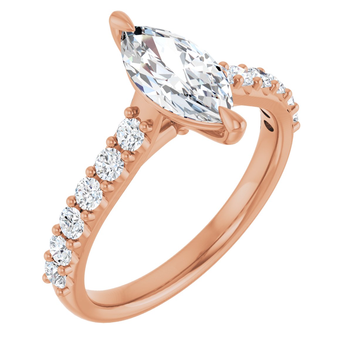 Accented Engagement Ring