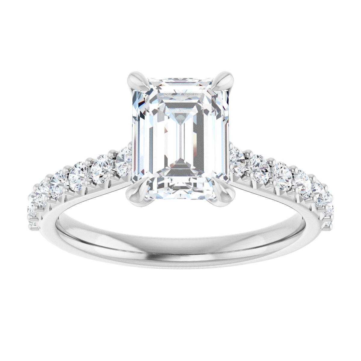 Accented Engagement Ring