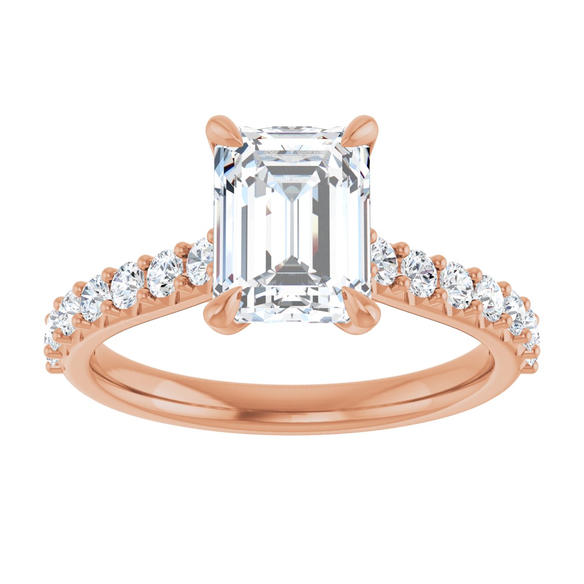 Accented Engagement Ring