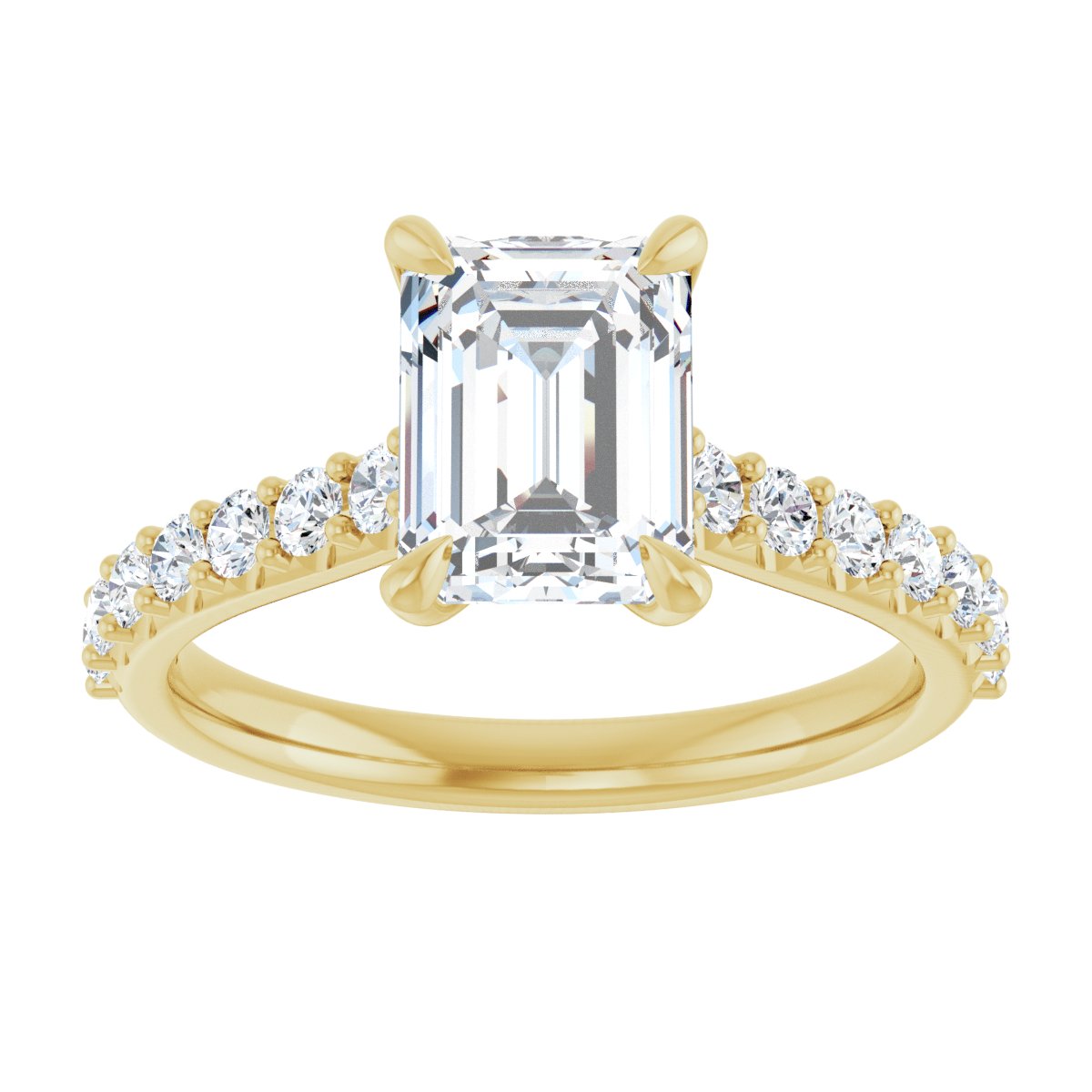 Accented Engagement Ring