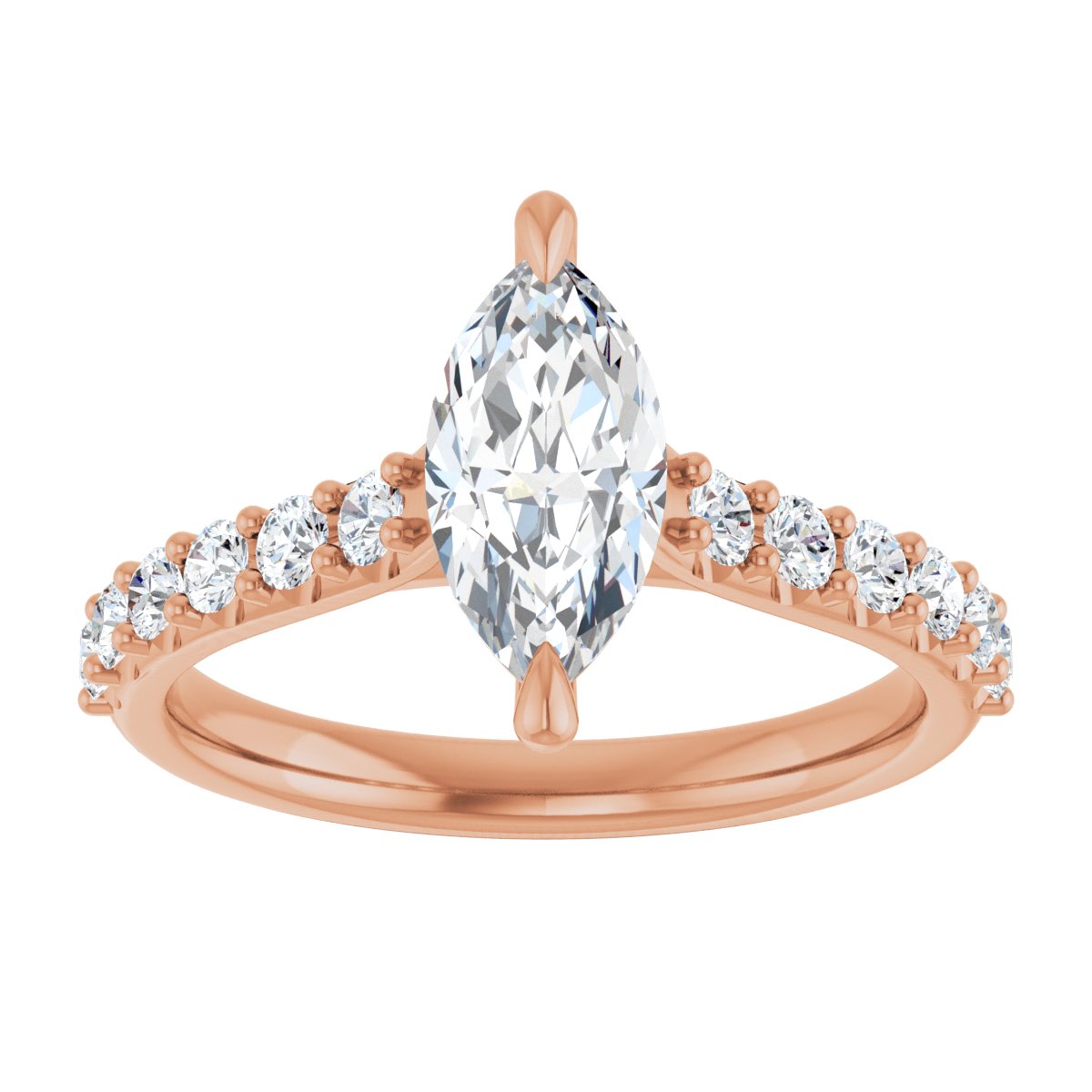 Accented Engagement Ring
