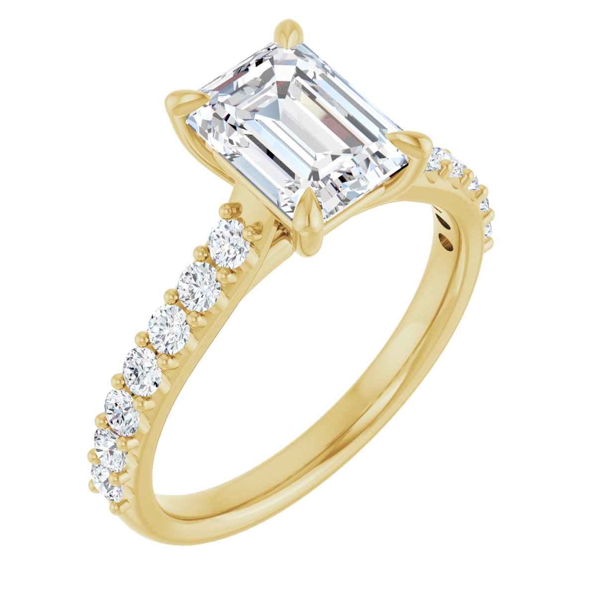 Accented Engagement Ring