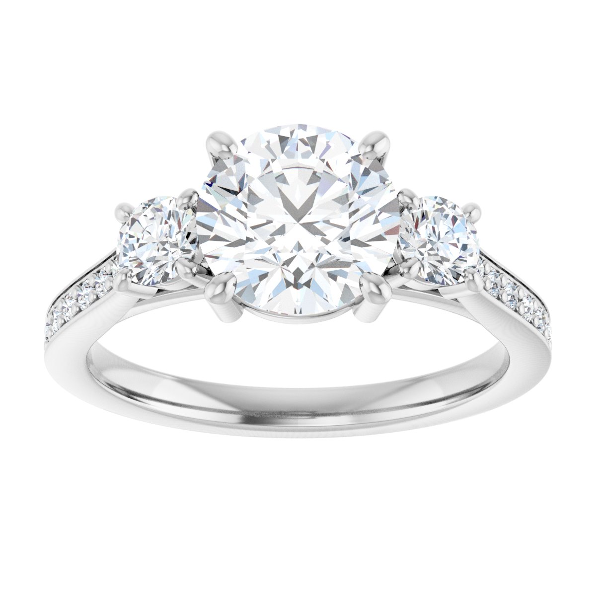 Three-Stone Engagement Ring