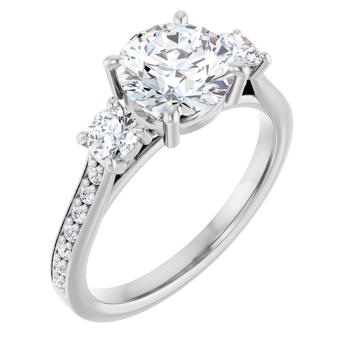 Three-Stone Engagement Ring