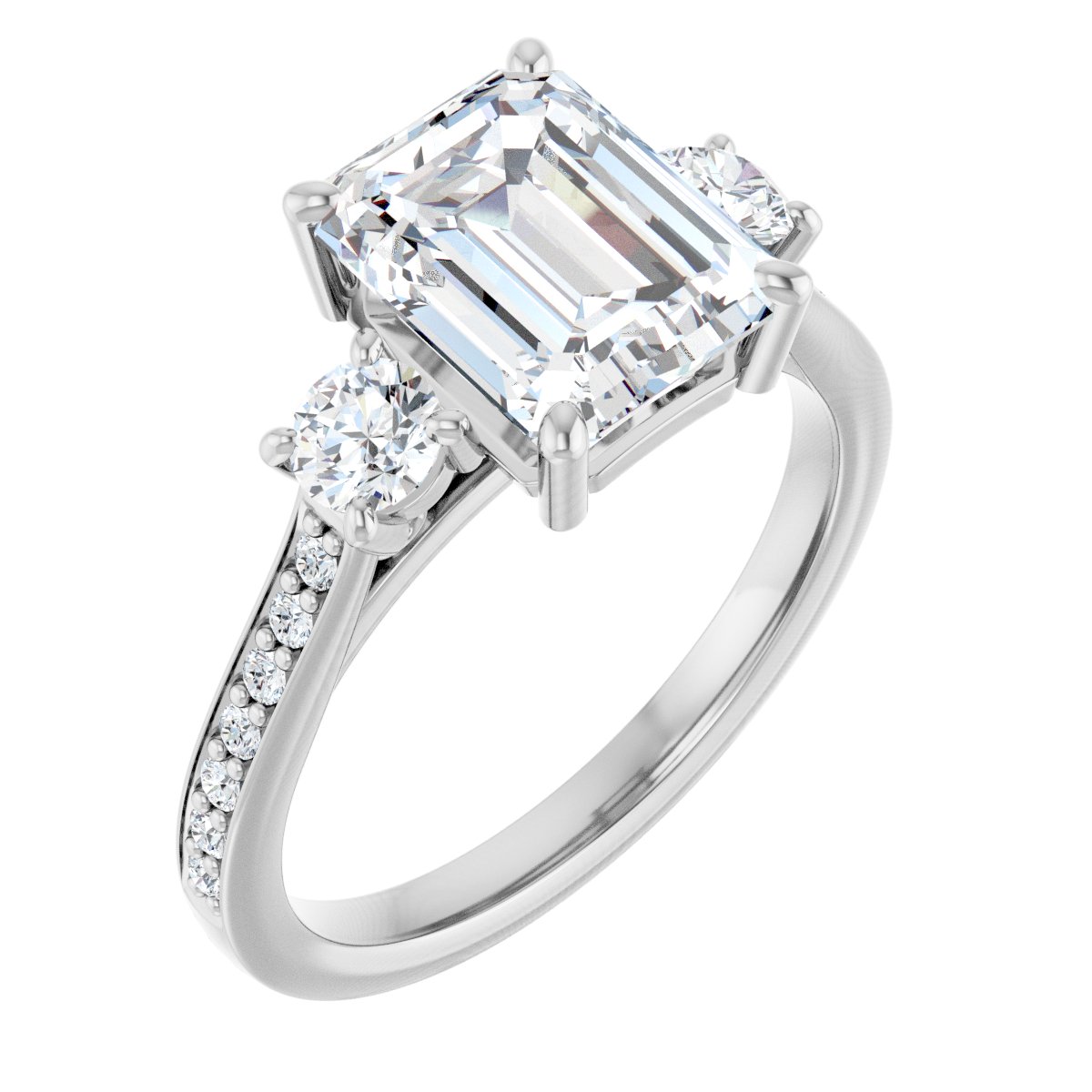 Three-Stone Engagement Ring