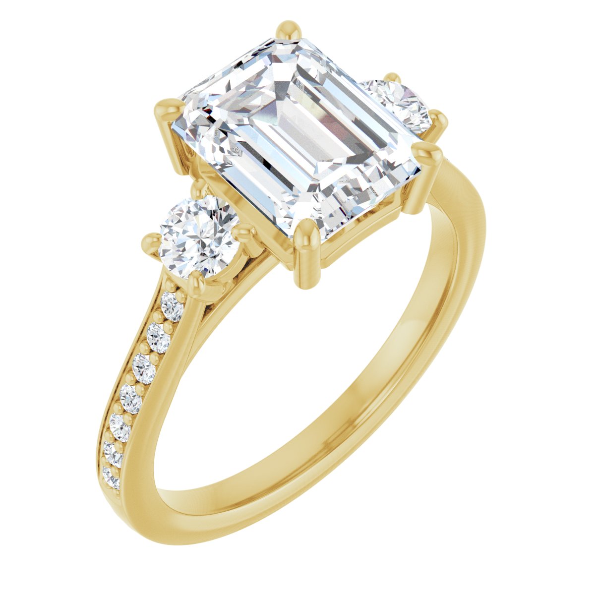 Three-Stone Engagement Ring