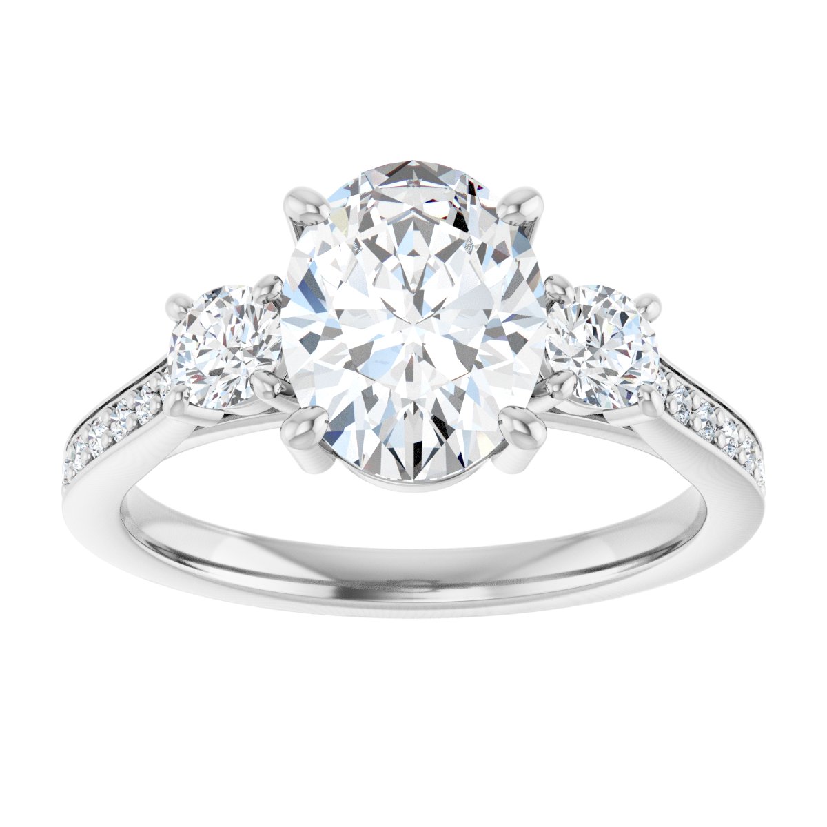 Three-Stone Engagement Ring