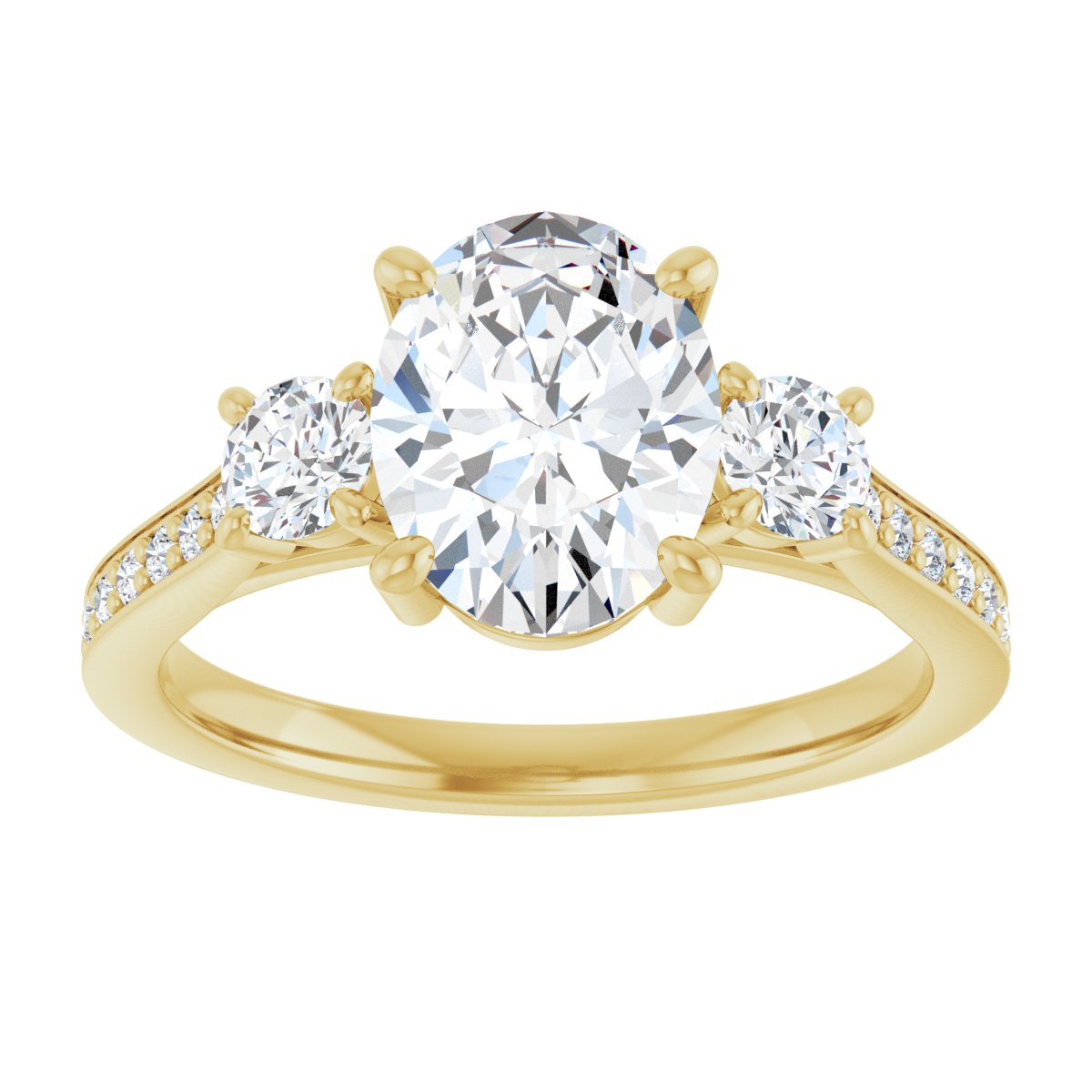 Three-Stone Engagement Ring