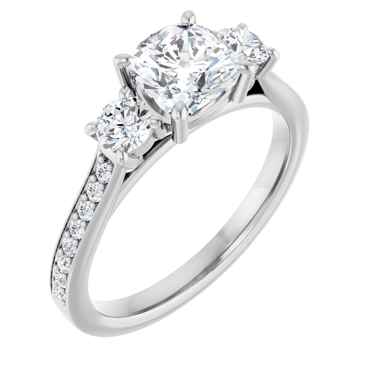 Three-Stone Engagement Ring