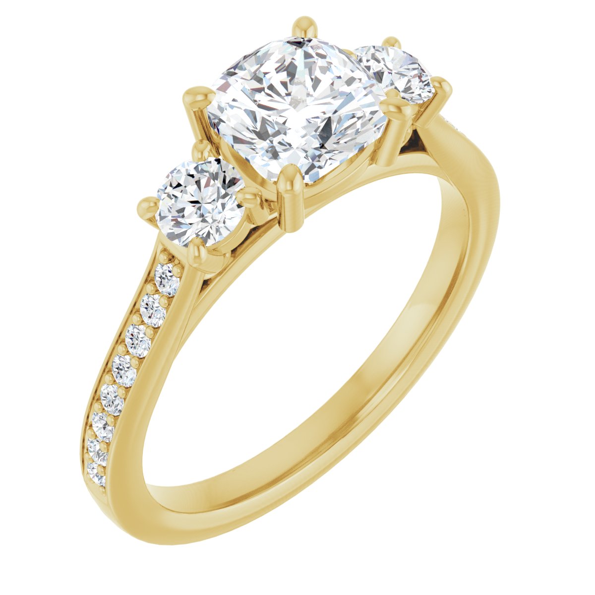 Three-Stone Engagement Ring