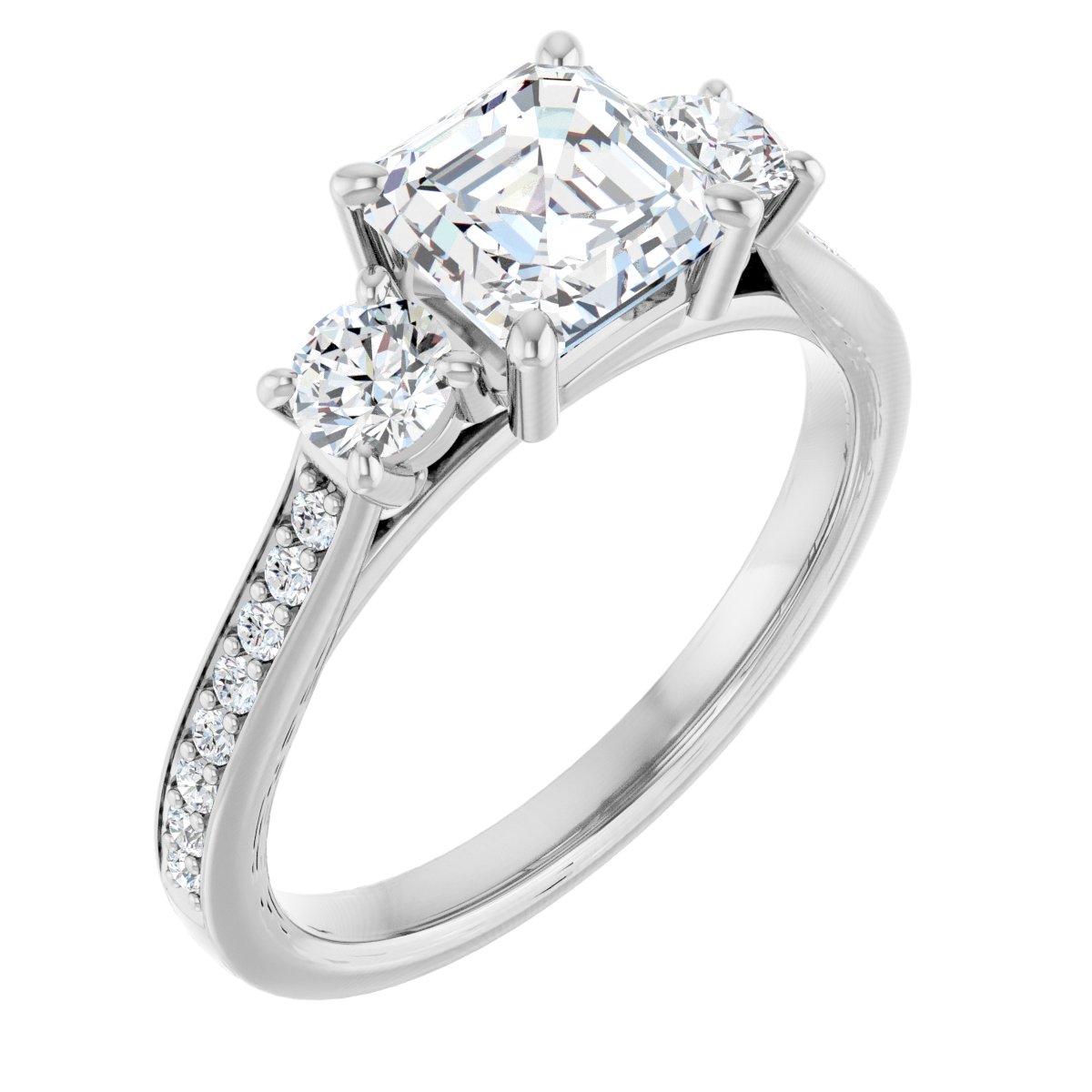 Three-Stone Engagement Ring