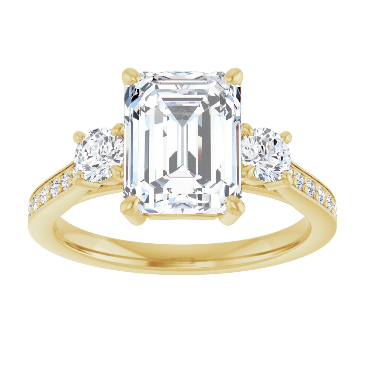 Three-Stone Engagement Ring