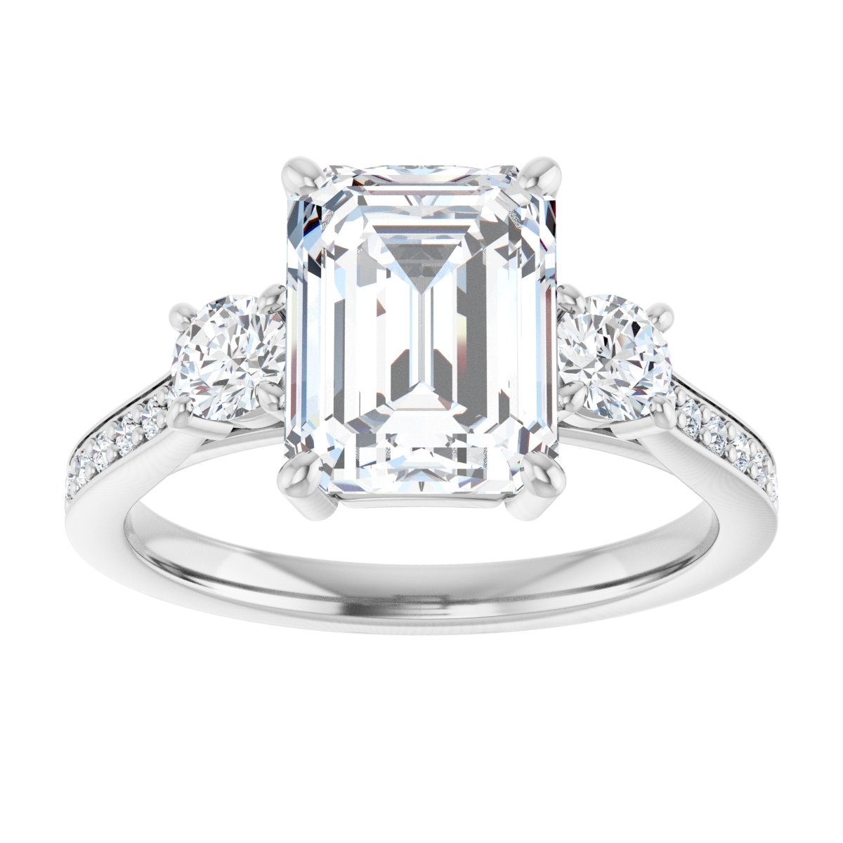 Three-Stone Engagement Ring