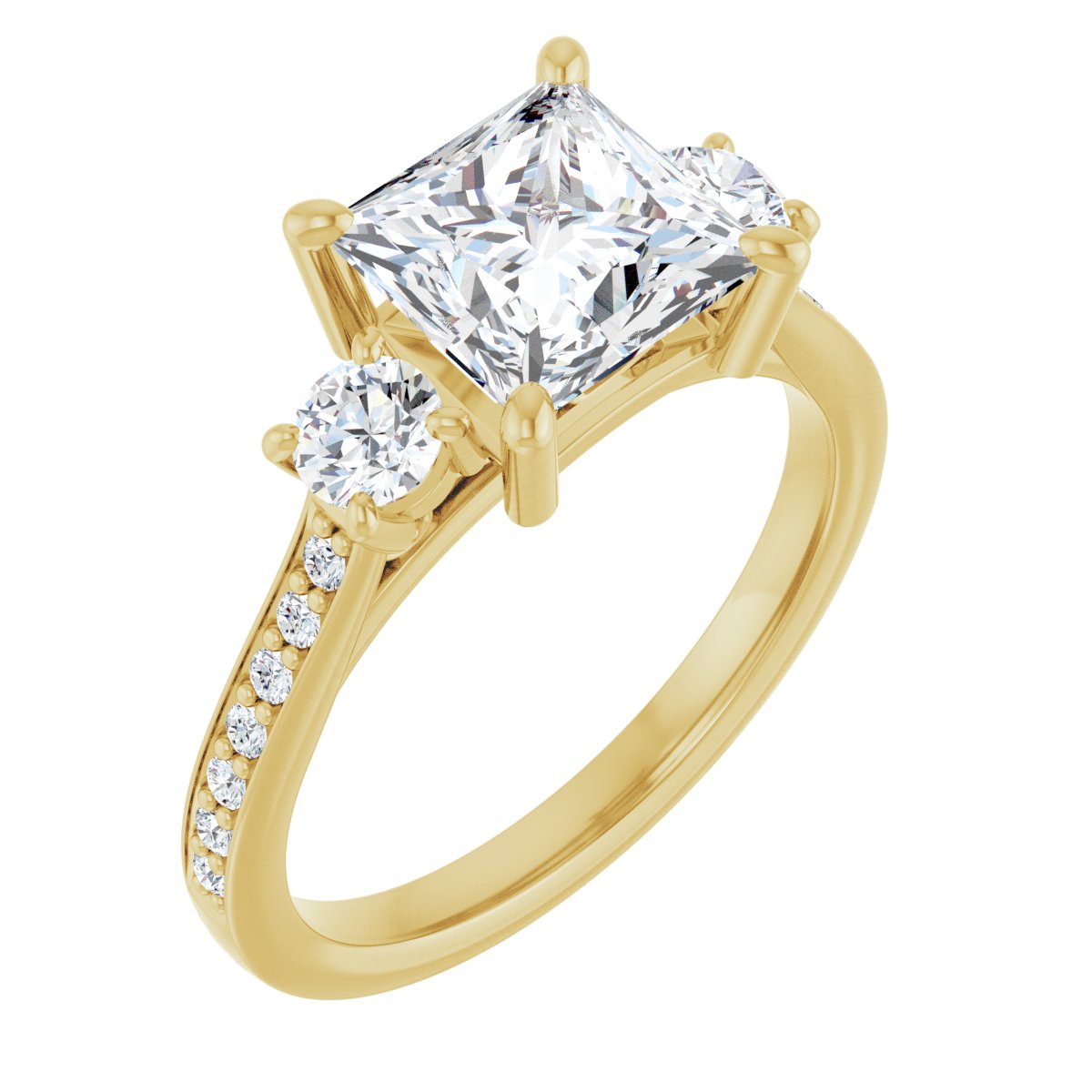Three-Stone Engagement Ring