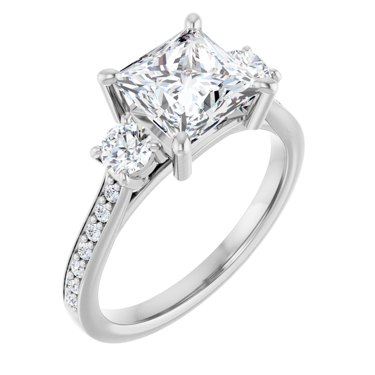 Three-Stone Engagement Ring