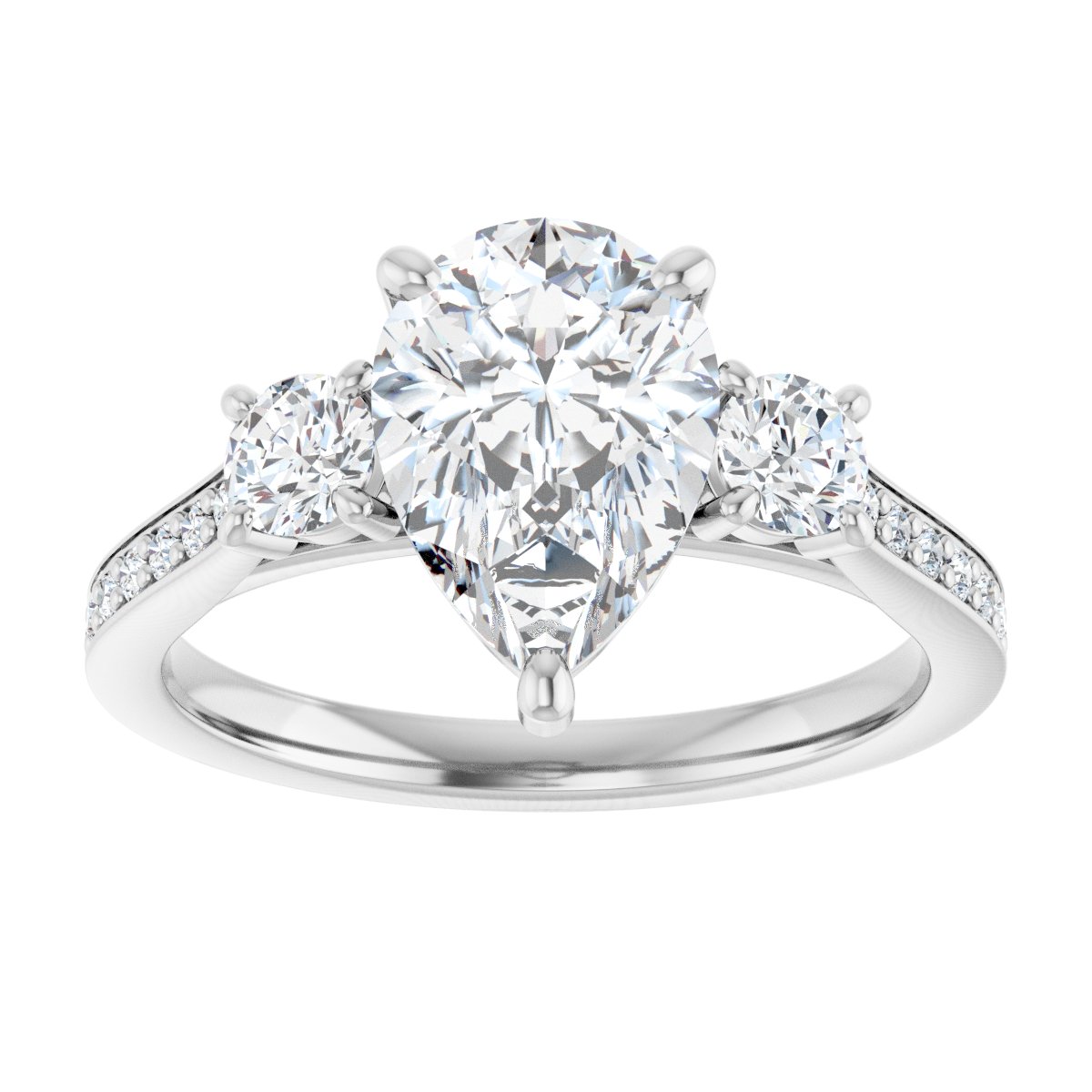 Three-Stone Engagement Ring