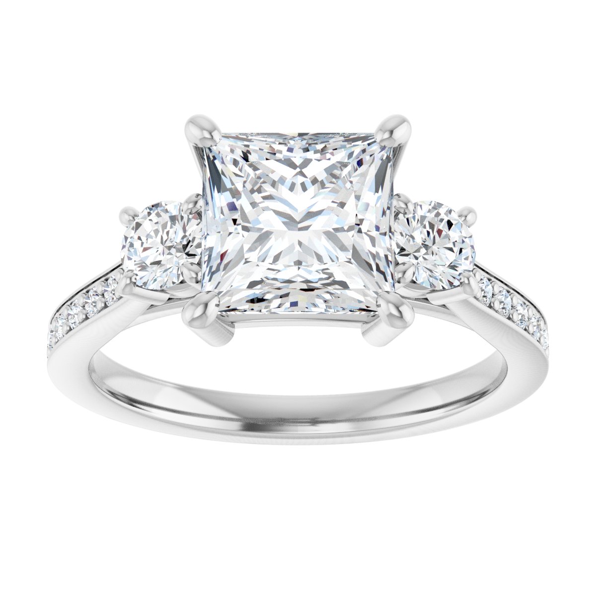 Three-Stone Engagement Ring
