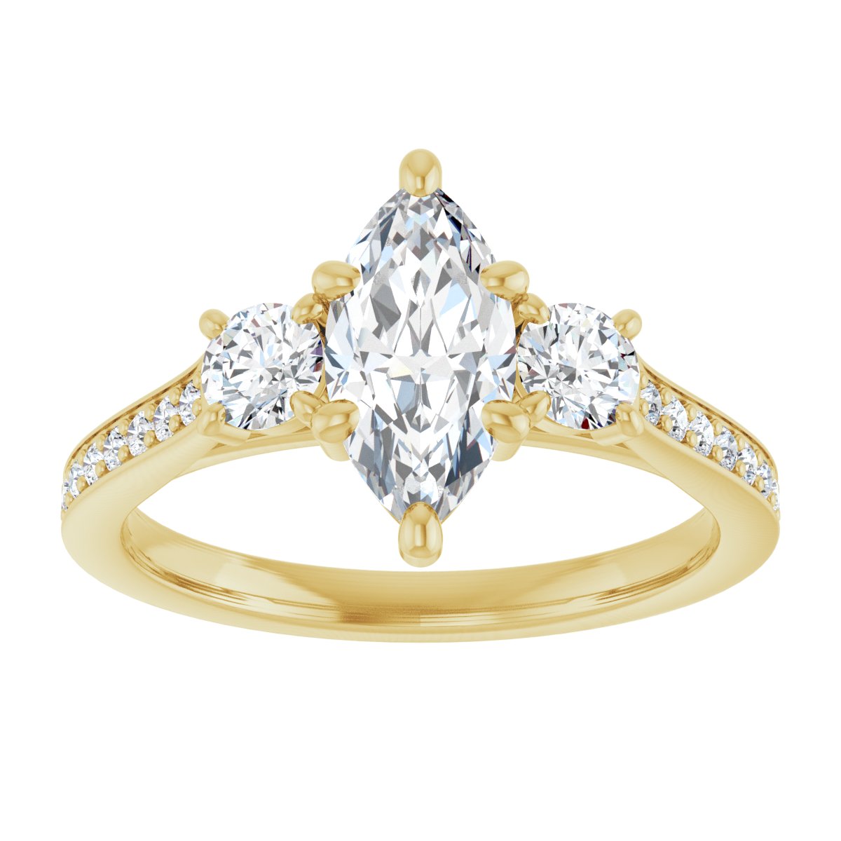 Three-Stone Engagement Ring