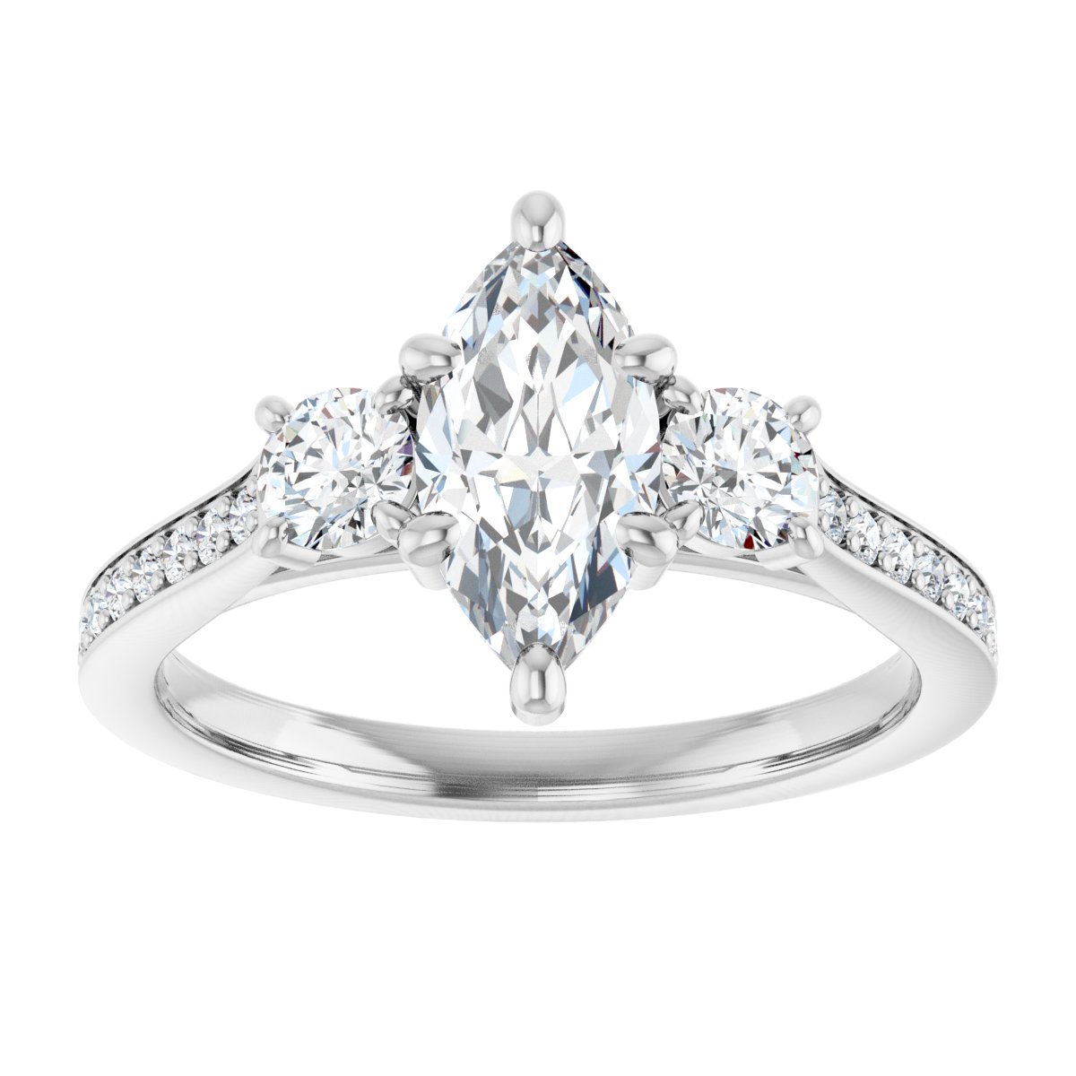 Three-Stone Engagement Ring