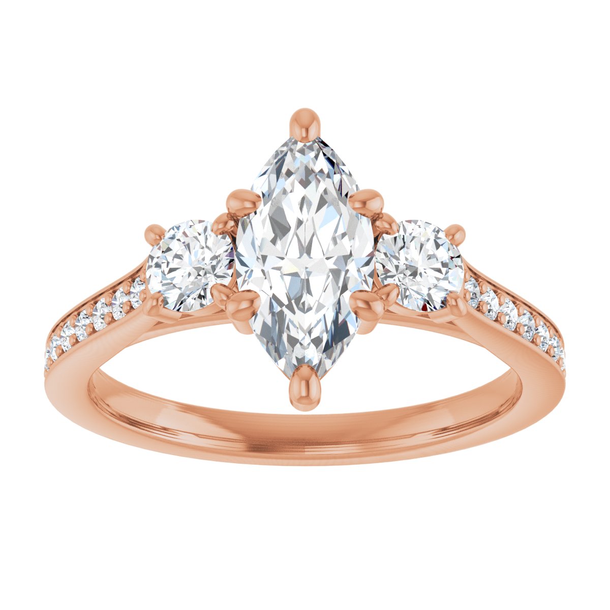 Three-Stone Engagement Ring