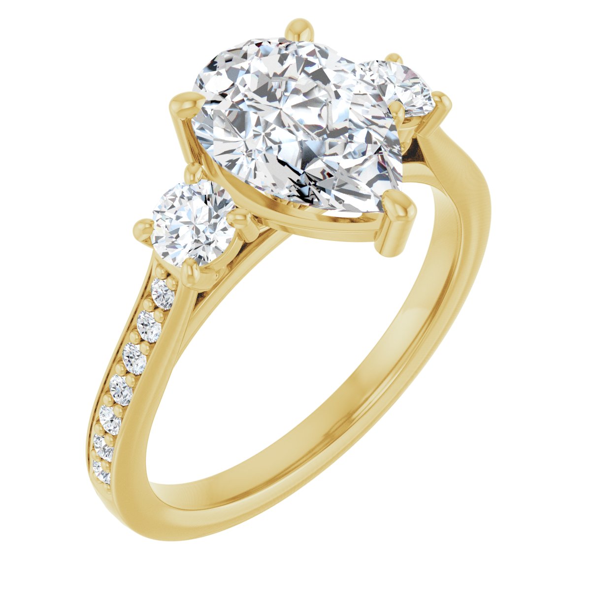 Three-Stone Engagement Ring