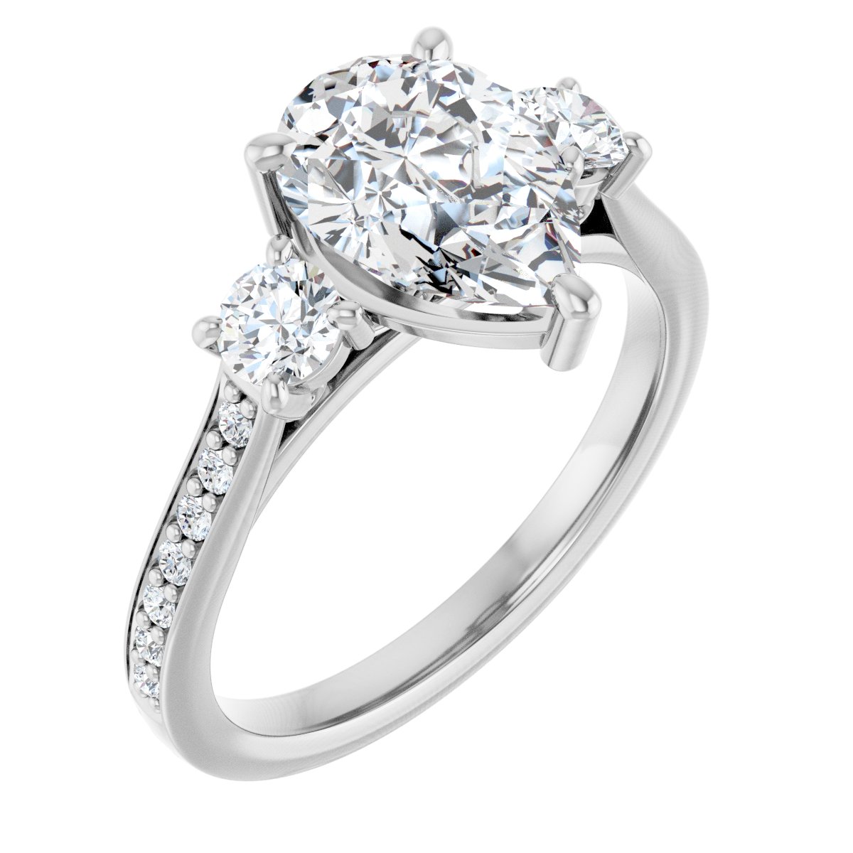 Three-Stone Engagement Ring