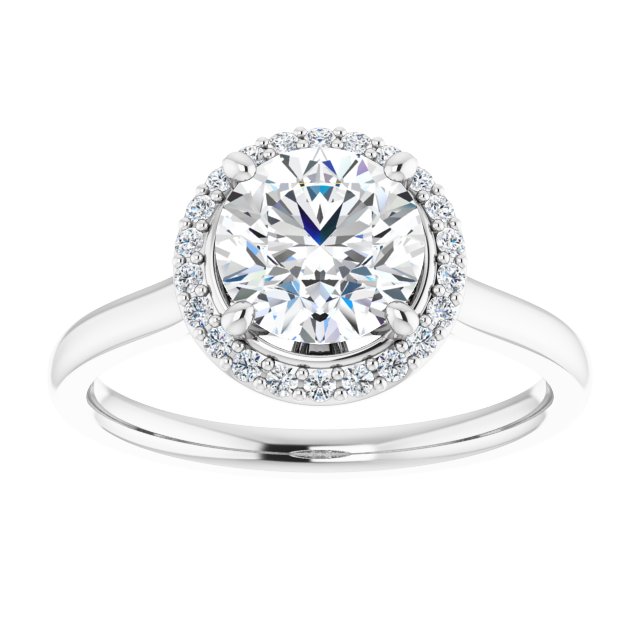 Halo-Style Engagement Ring