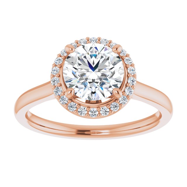 Halo-Style Engagement Ring