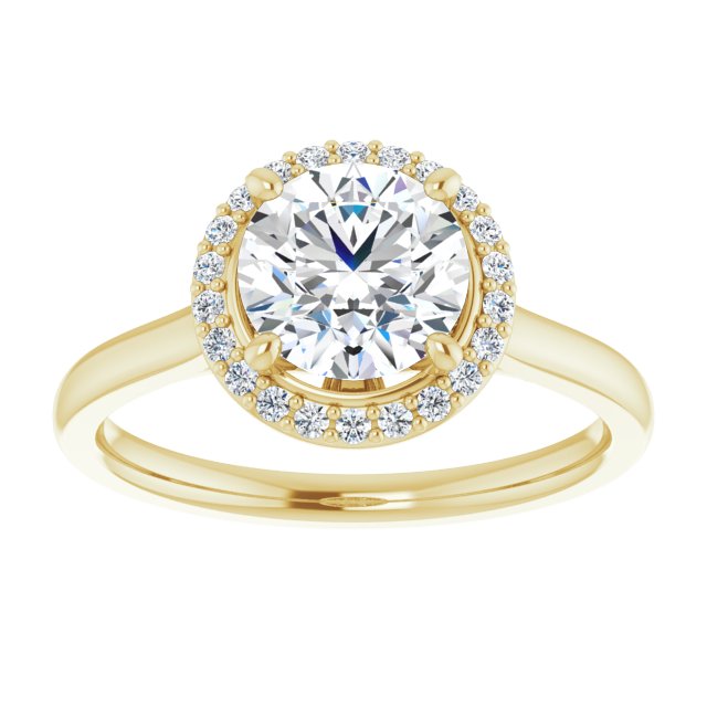 Halo-Style Engagement Ring