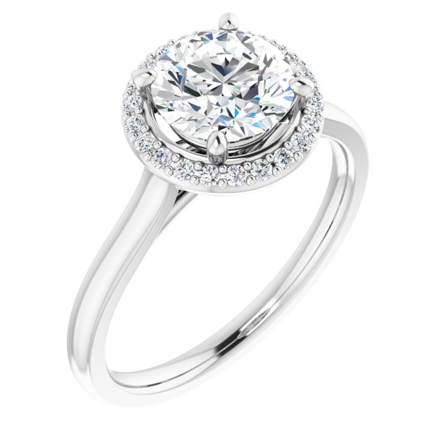 Halo-Style Engagement Ring