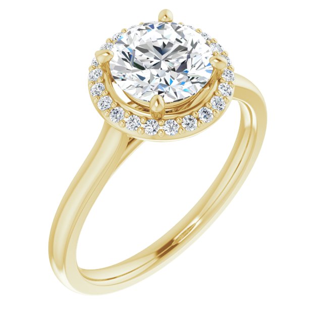 Halo-Style Engagement Ring