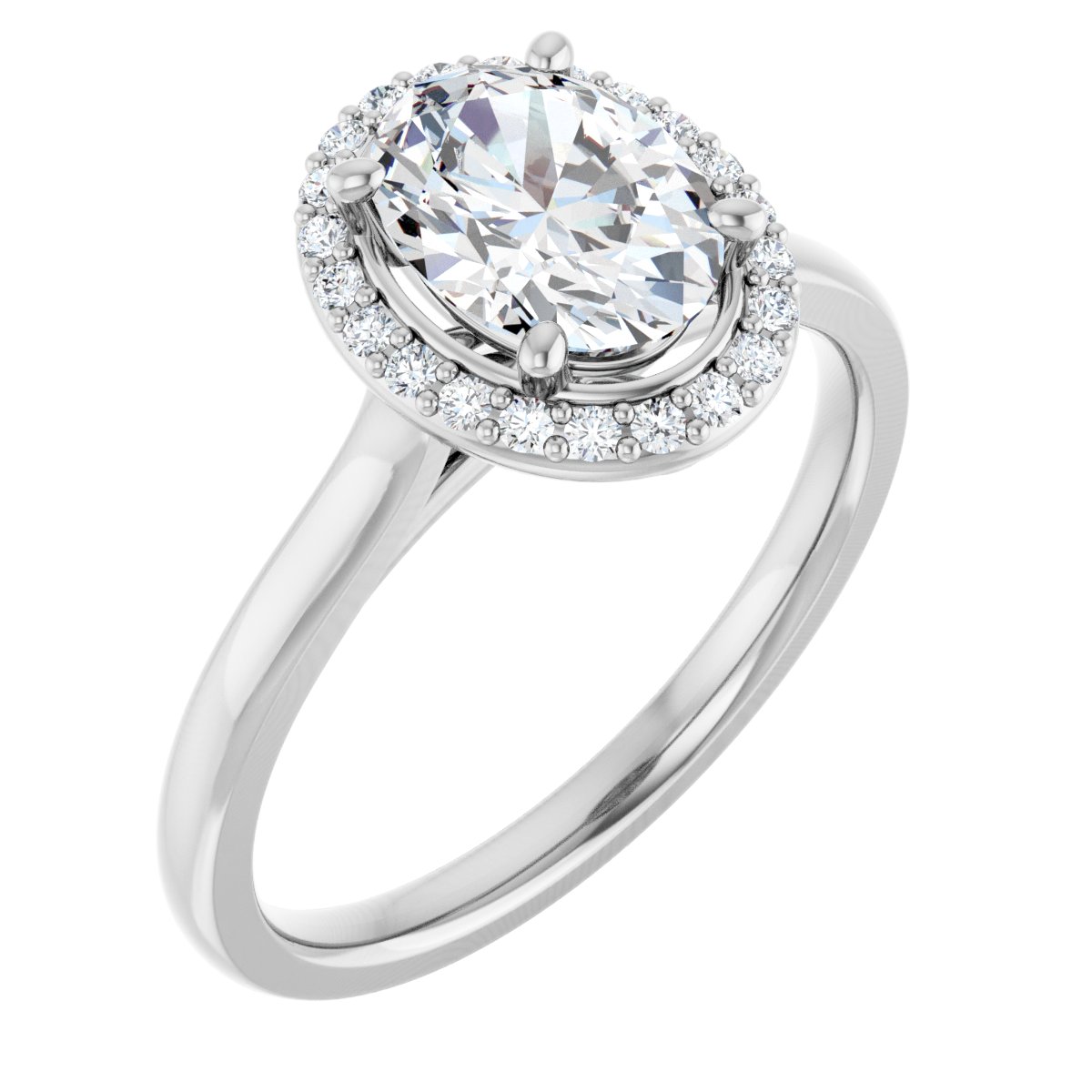 Halo-Style Engagement Ring