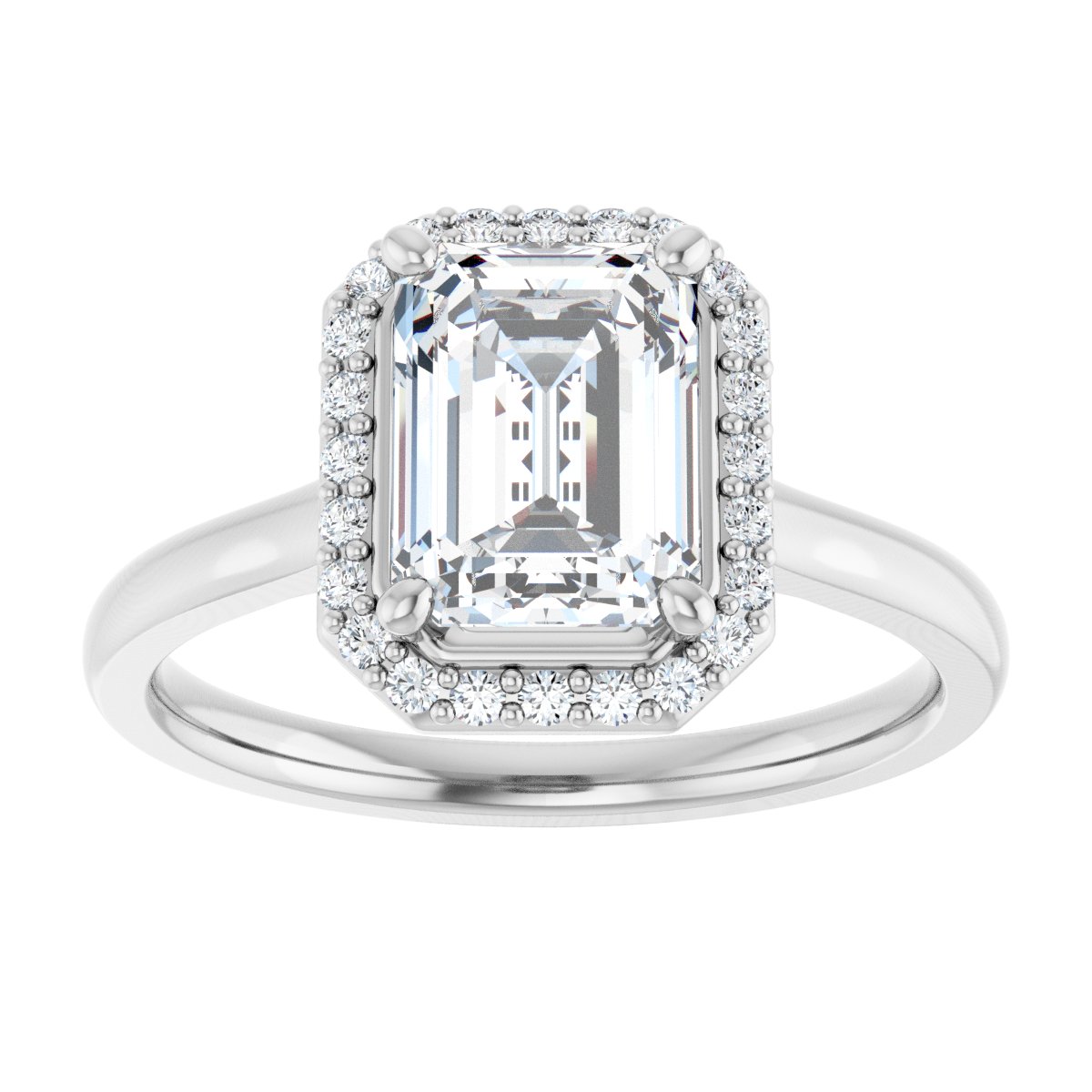 Halo-Style Engagement Ring