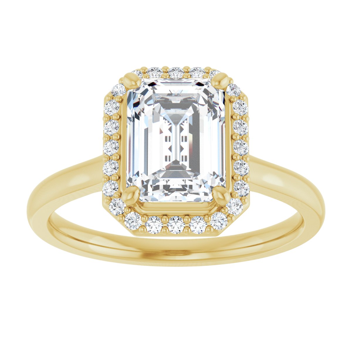 Halo-Style Engagement Ring