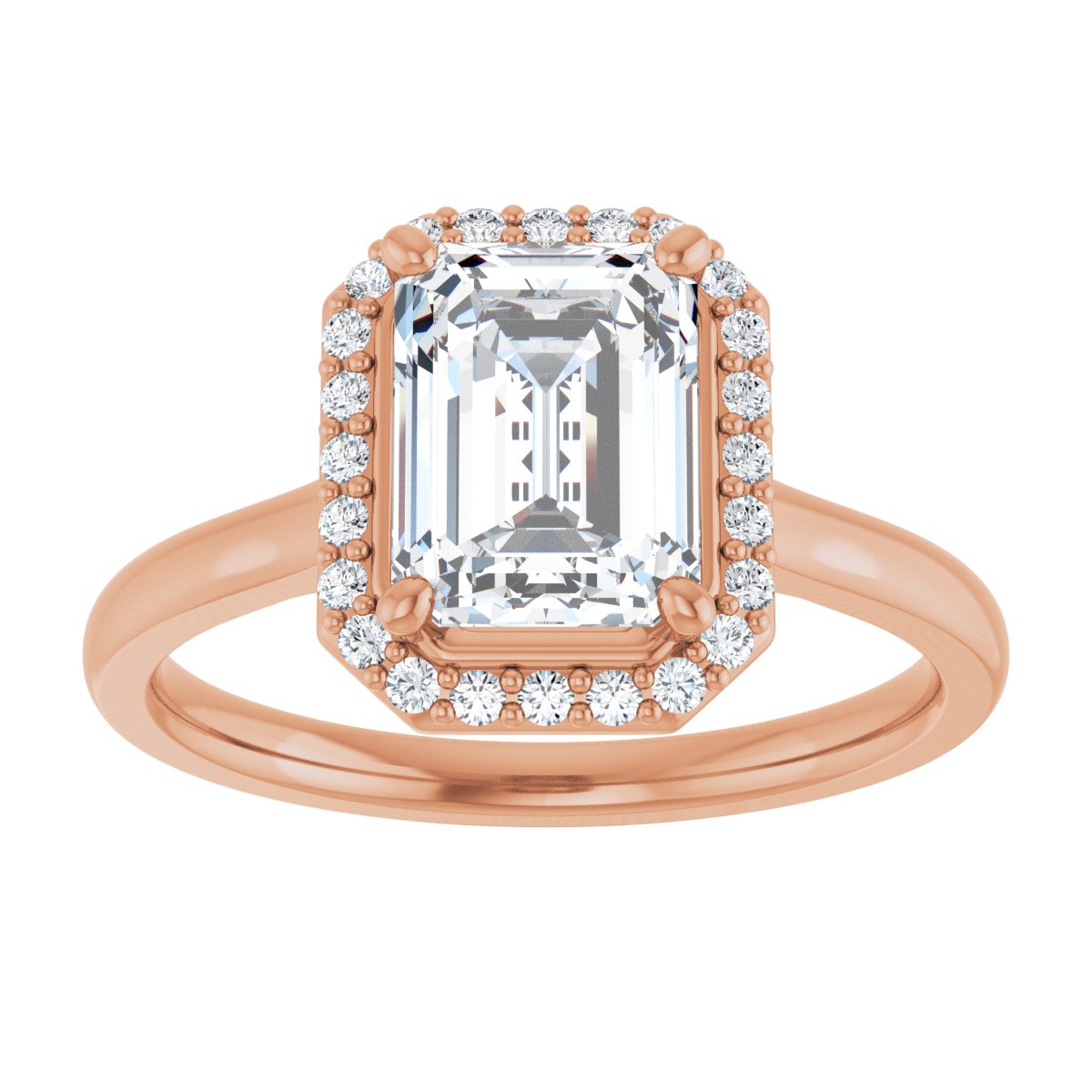 Halo-Style Engagement Ring