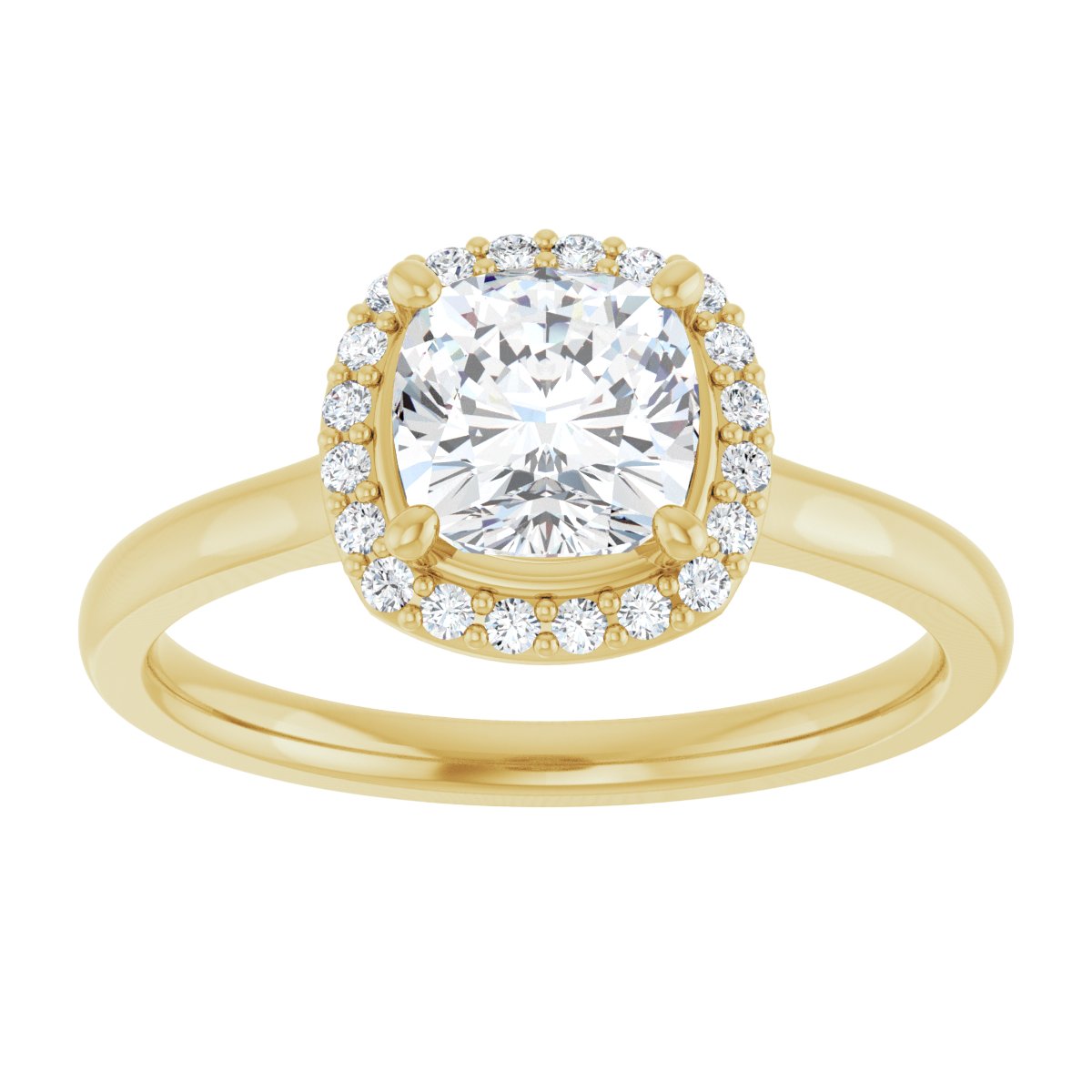 Halo-Style Engagement Ring