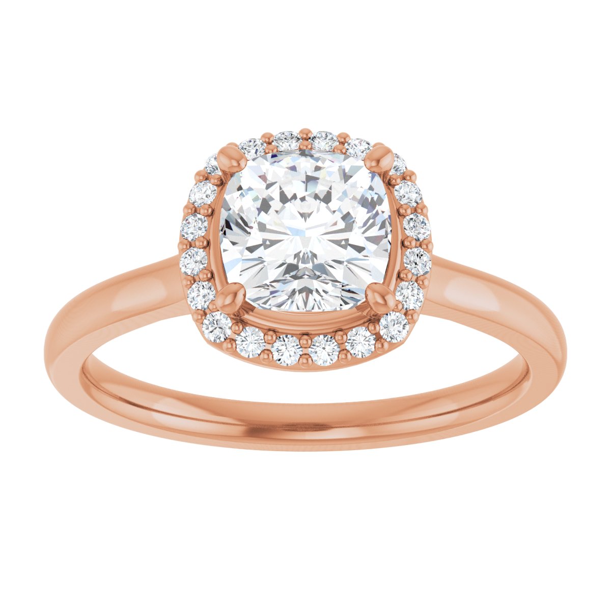 Halo-Style Engagement Ring