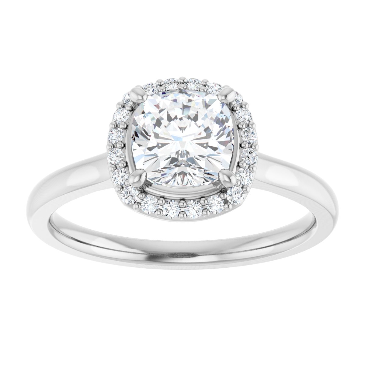 Halo-Style Engagement Ring