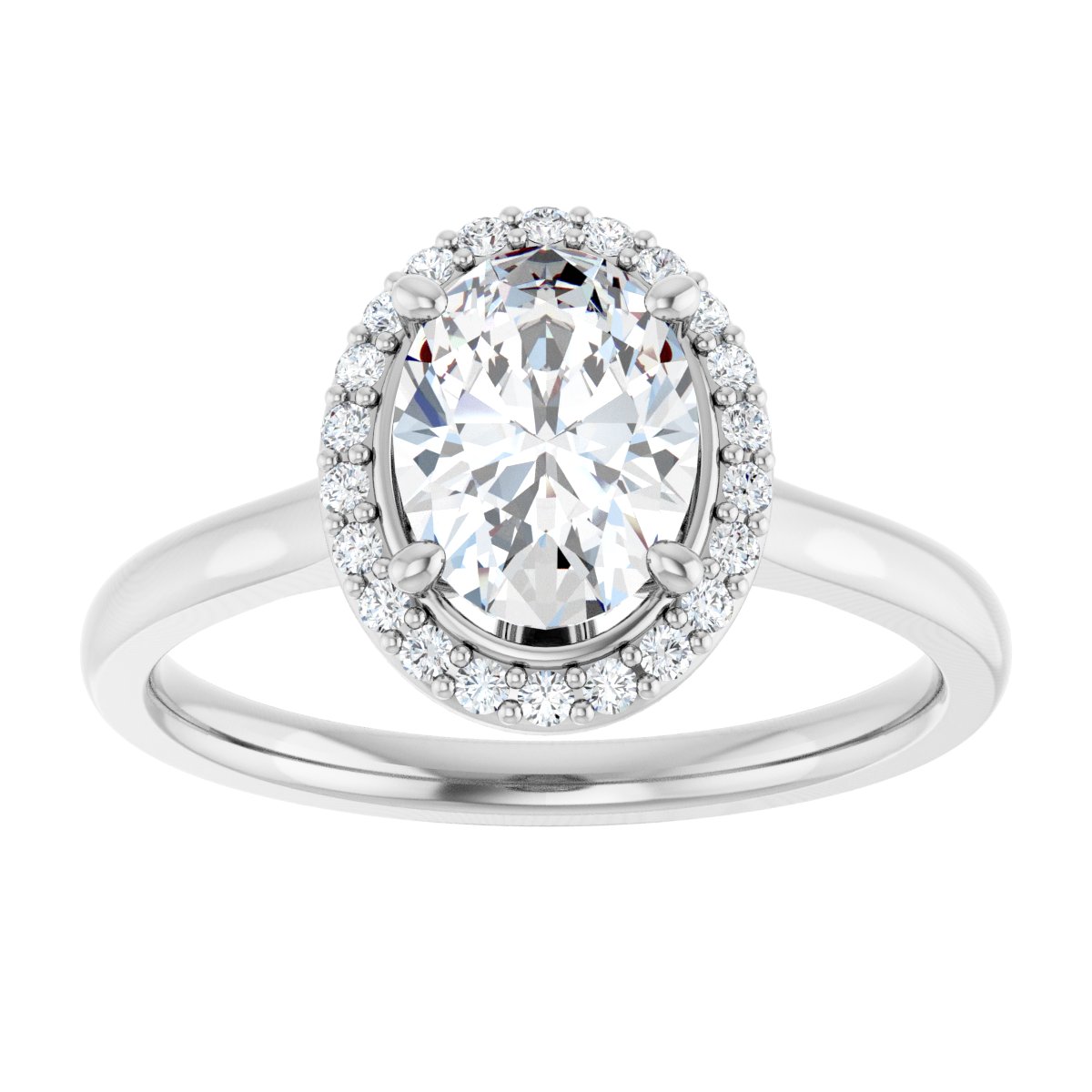 Halo-Style Engagement Ring