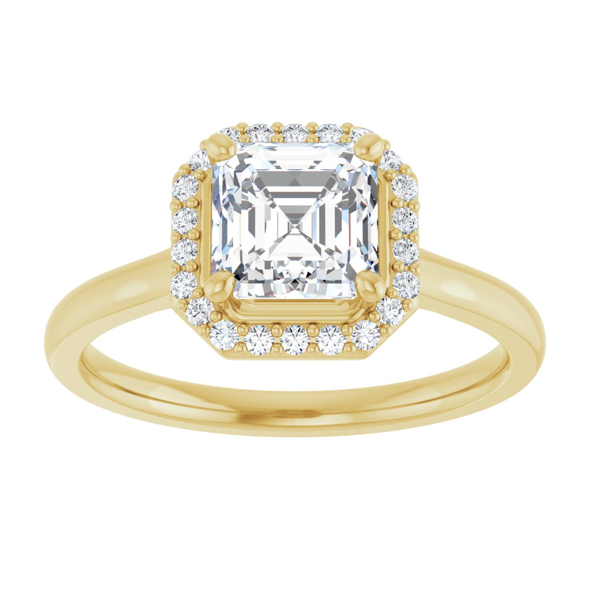 Halo-Style Engagement Ring