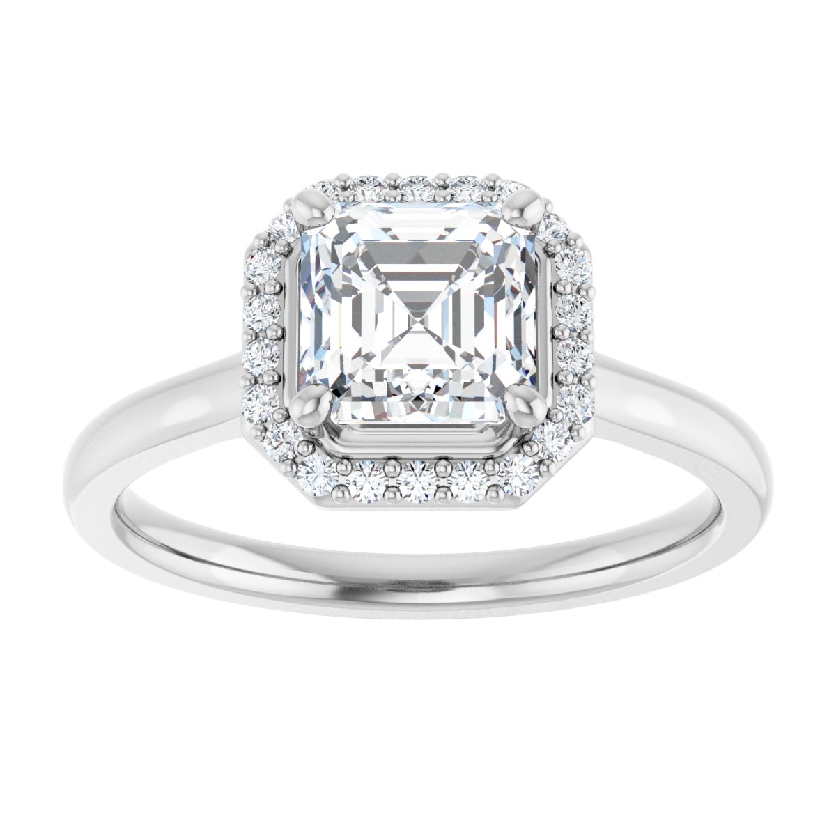 Halo-Style Engagement Ring