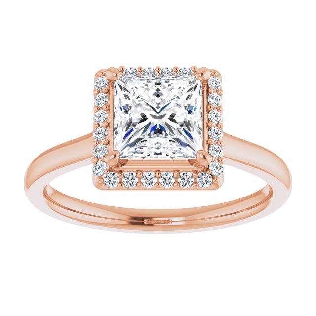 Halo-Style Engagement Ring