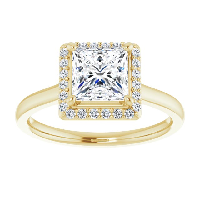 Halo-Style Engagement Ring