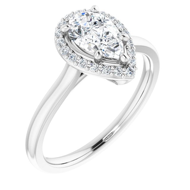 Halo-Style Engagement Ring