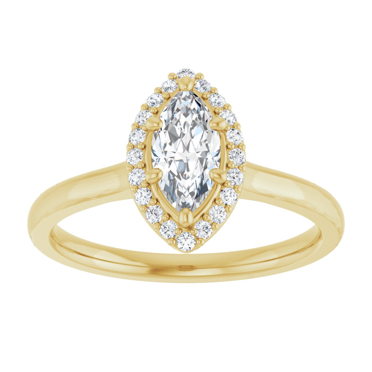 Halo-Style Engagement Ring