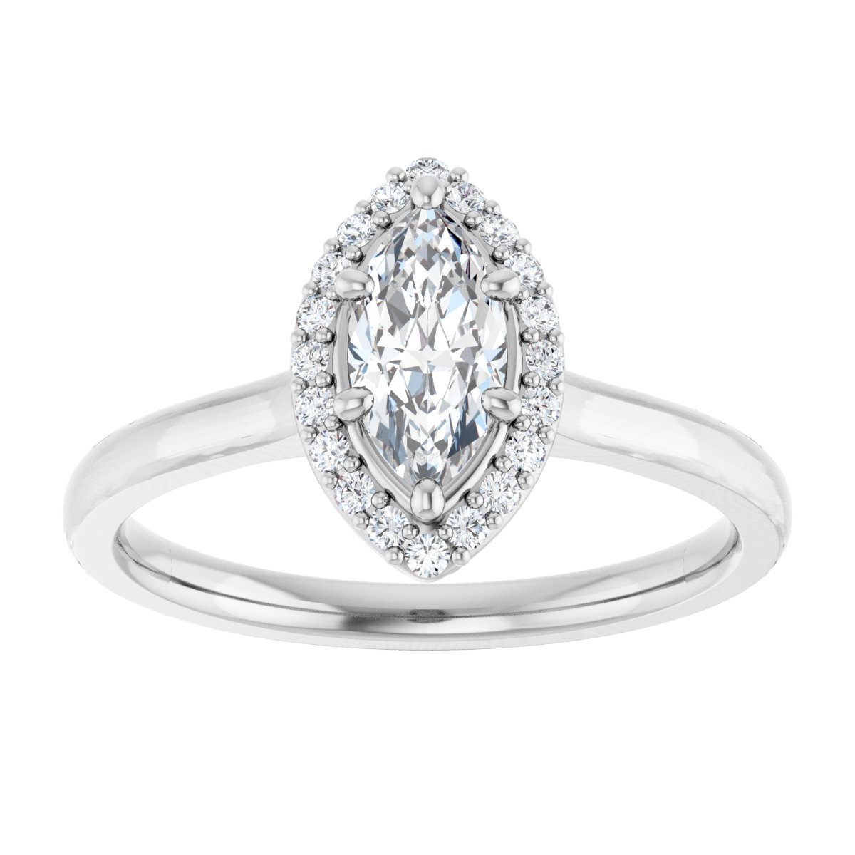 Halo-Style Engagement Ring