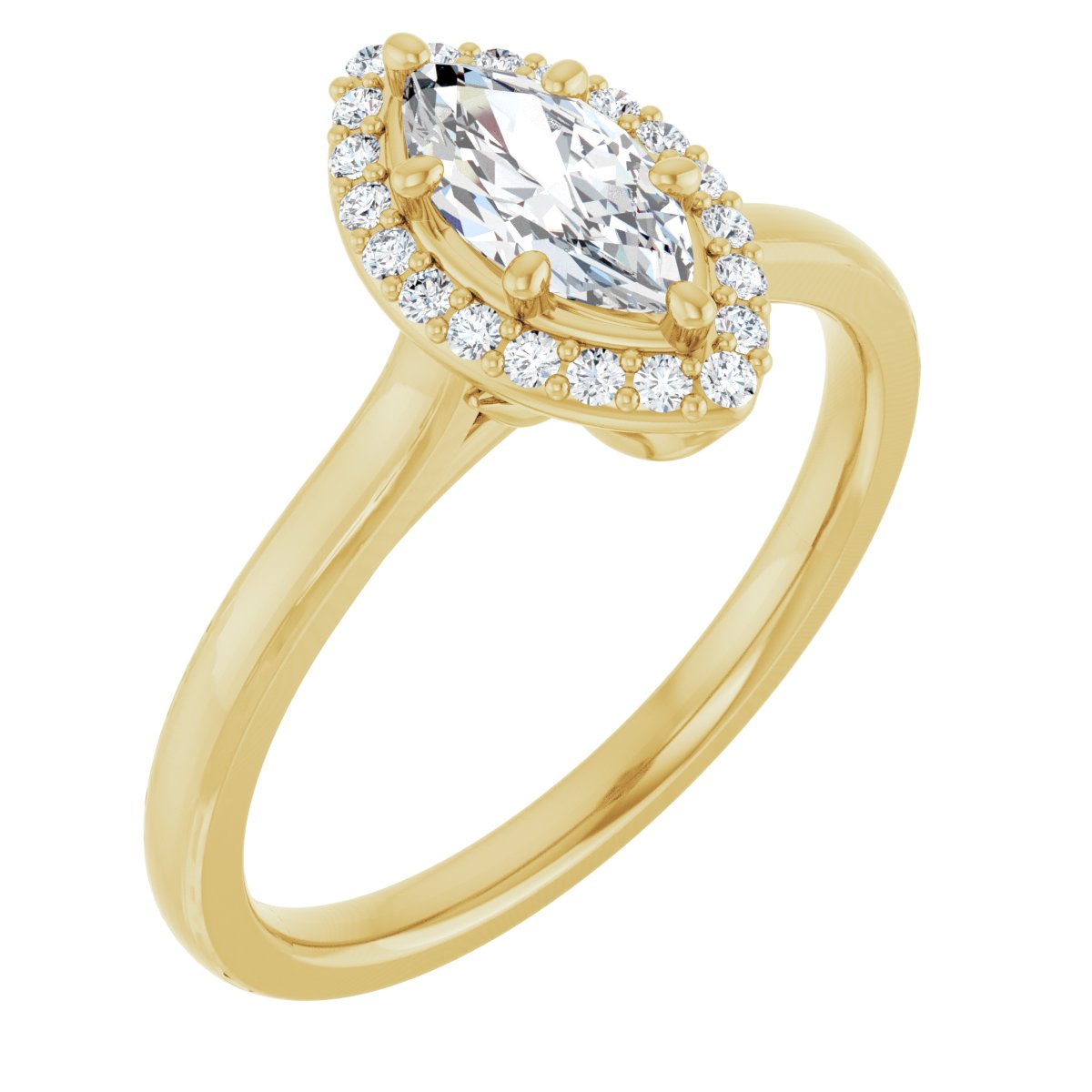 Halo-Style Engagement Ring