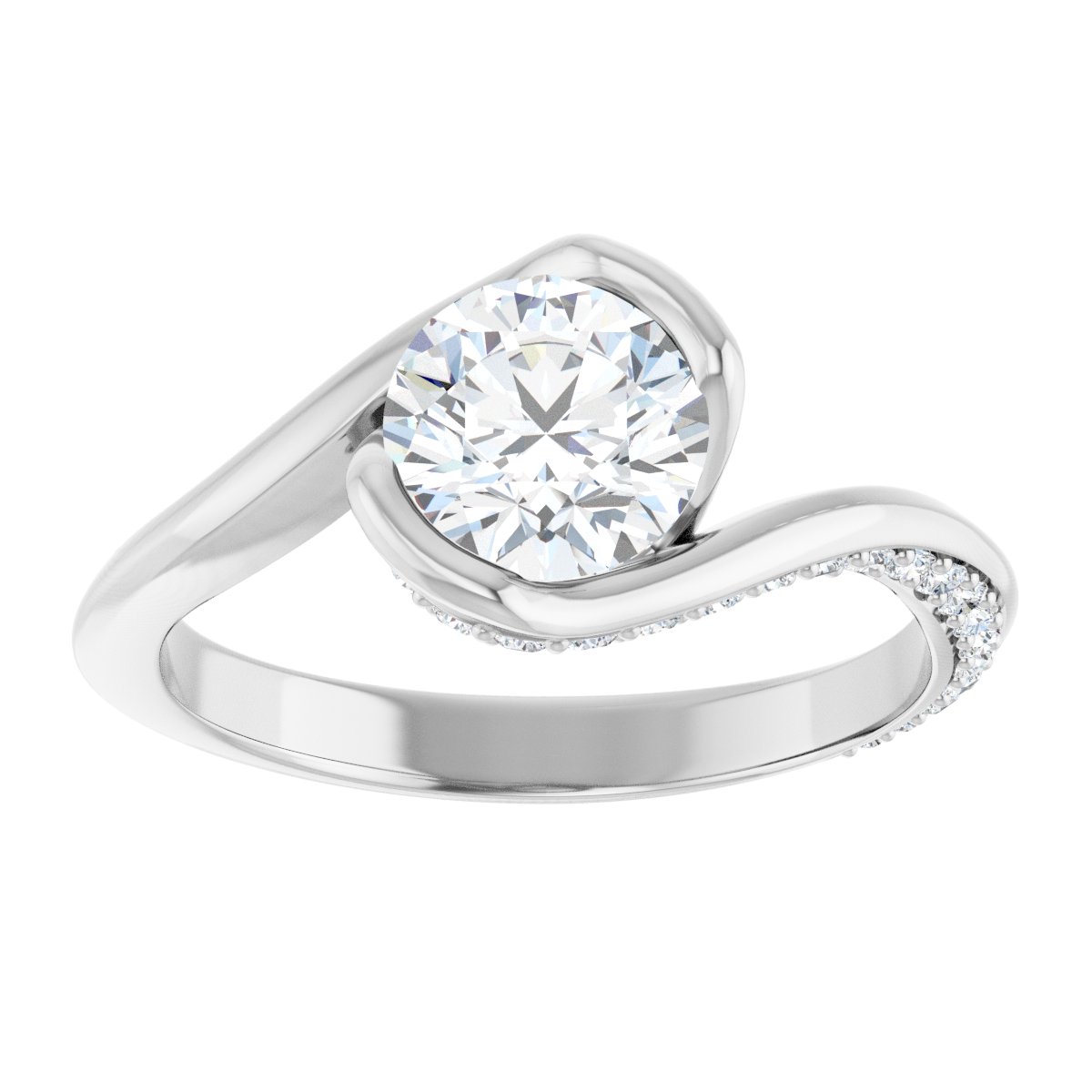 Accented Engagement Ring