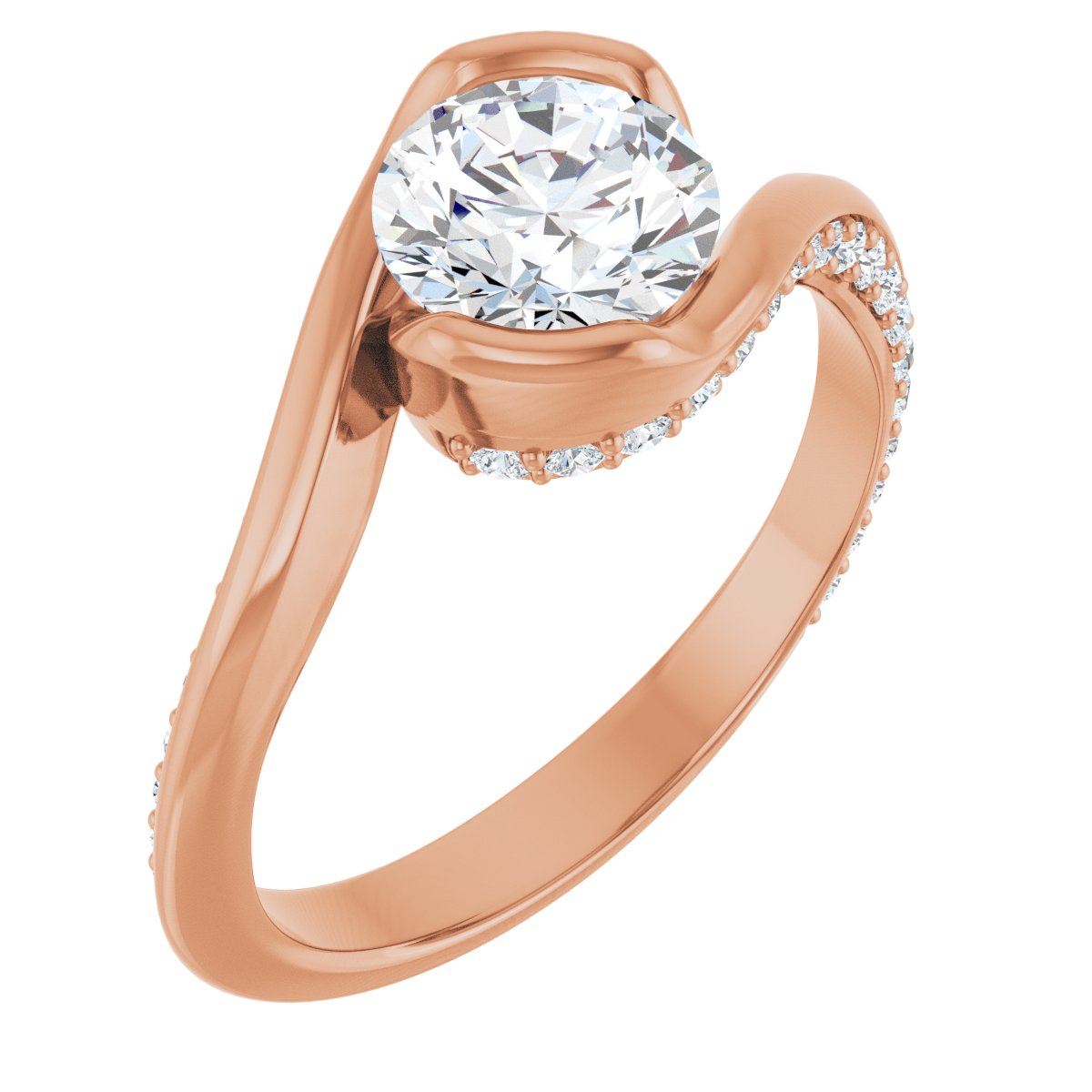 Accented Engagement Ring