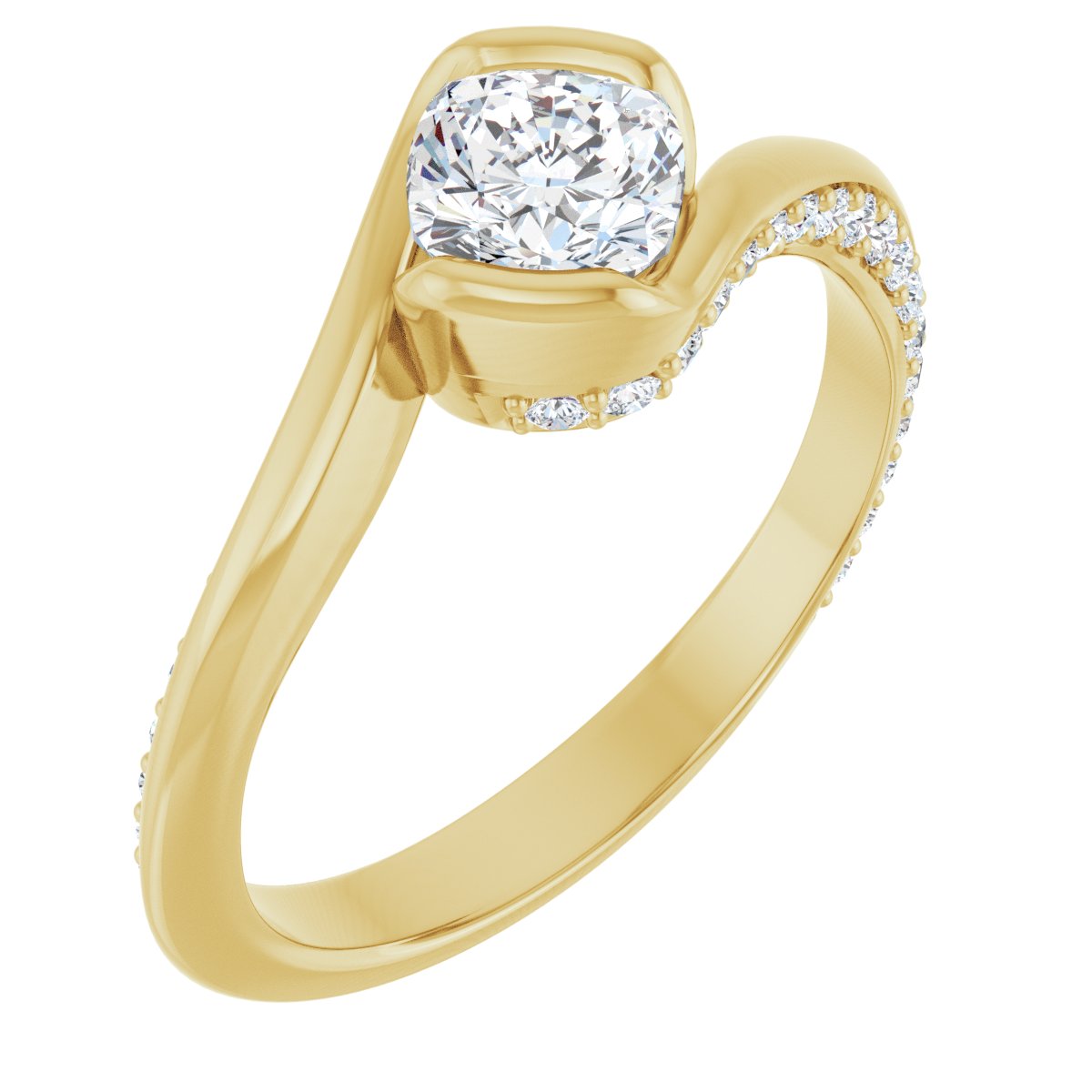 Accented Engagement Ring